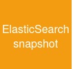 ElasticSearch snapshot