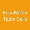 Equal-Width Table Cells
