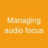 Managing audio focus
