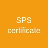 SPS certificate