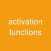 activation functions