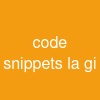 code snippets la gi