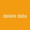 delete data