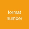 format number