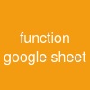 function google sheet