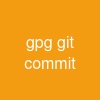 gpg git commit