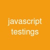 javascript testings