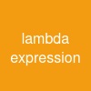 lambda expression