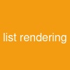 list rendering