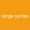 range syntax