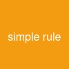 simple rule
