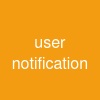 user notification