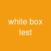 white box test