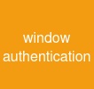 window authentication