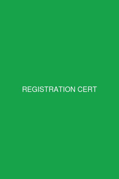 NGO Registration Certificate
