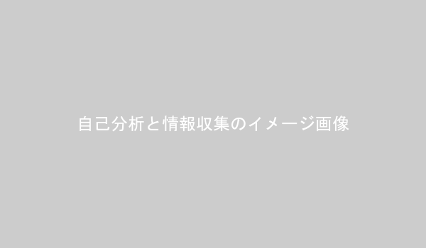 自己分析ノートとPCで情報収集をする女性のイメージ
