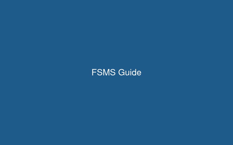 FSMS Guide