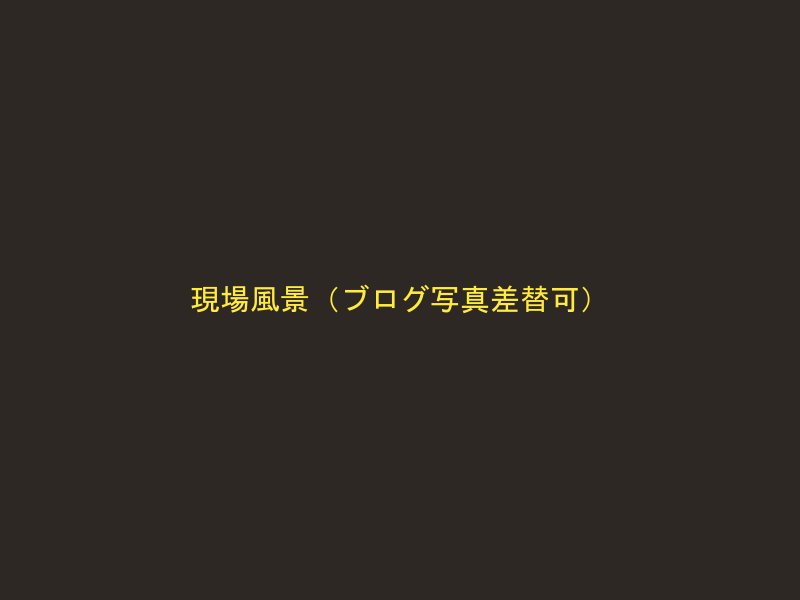 現場の作業風景