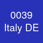 0039 Italy DE