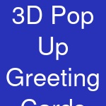 3D Pop Up Greeting Cards AU