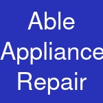 Able Appliance Repair