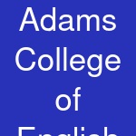 Adams College of English