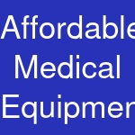 Affordable Medical Equipment