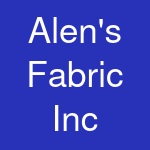 Alen's Fabric Inc