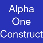 Alpha One Construction