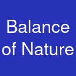 Balance of Nature