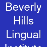 Beverly Hills Lingual Institute