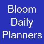 Bloom Daily Planners