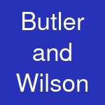 Butler and Wilson