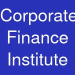 Corporate Finance Institute