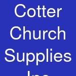 Cotter Church Supplies Inc