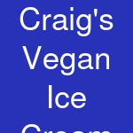 Craig's Vegan Ice Cream