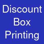 Discount Box Printing