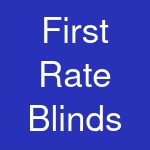 First Rate Blinds