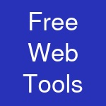 Free Web Tools