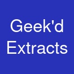 Geek'd Extracts