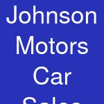 Johnson Motors Car Sales