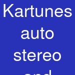 Kartunes auto stereo and alarm