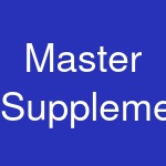 Master Supplements