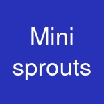 Mini sprouts