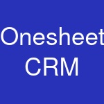 Onesheet CRM