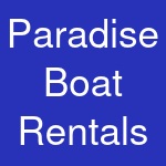 Paradise Boat Rentals