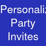 Personalized Party Invites