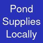 Pond Supplies Locally