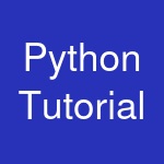 Python Tutorial