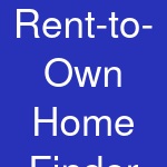 Rent-to-Own Home Finder